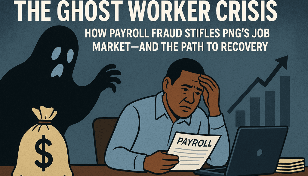The Ghost Worker Crisis How Payroll Fraud Stifles PNG’s Job Market—And the Path to Recovery
