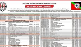 east new britain provincial administration vacancies enb enbpa png government jobs
