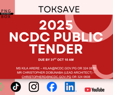 2025 NCDC Public Tender Announcement Building Projects NCDC public tender Papua New Guinea NCD building projects 2025 PNG construction tenders classroom construction projects PNG Port Moresby tenders