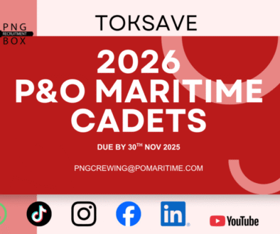 Cadet Recruitment – Deck & Engine Cadets at P&O Maritime Logistics 2026 intake Cadet Recruitment – Deck & Engine Cadets at P&O Maritime Logistics 2026 intake