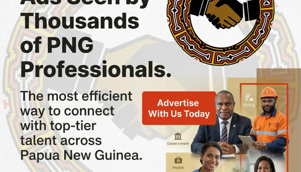 Advertise your business brand or product with PNG Recruitment Box