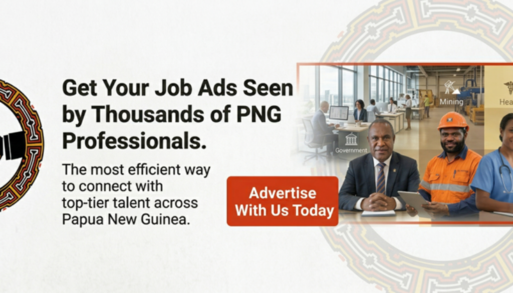 Advertise your business brand or product with PNG Recruitment Box deckhand Technician Dogging
