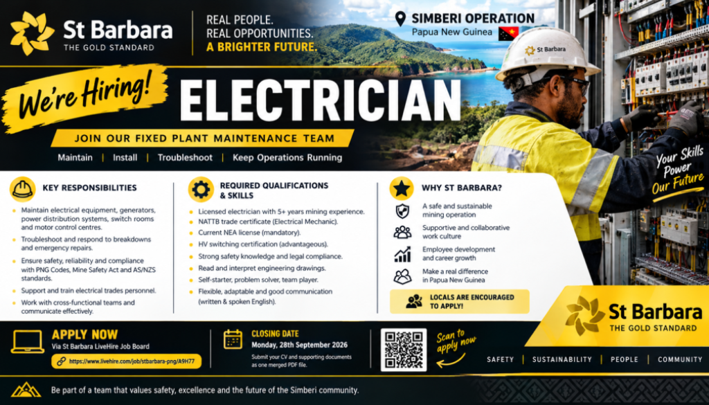 electrician mining electrician Papua New Guinea electrical maintenance mining job.png