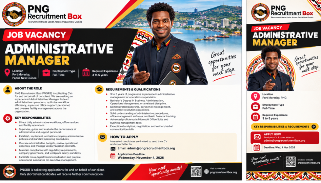 pngrb administrative manager admin finance sales marketing